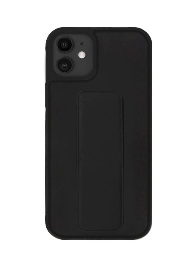 Protective Case Cover With Finger Grip Stand For iPhone 12 Pro/12 Black