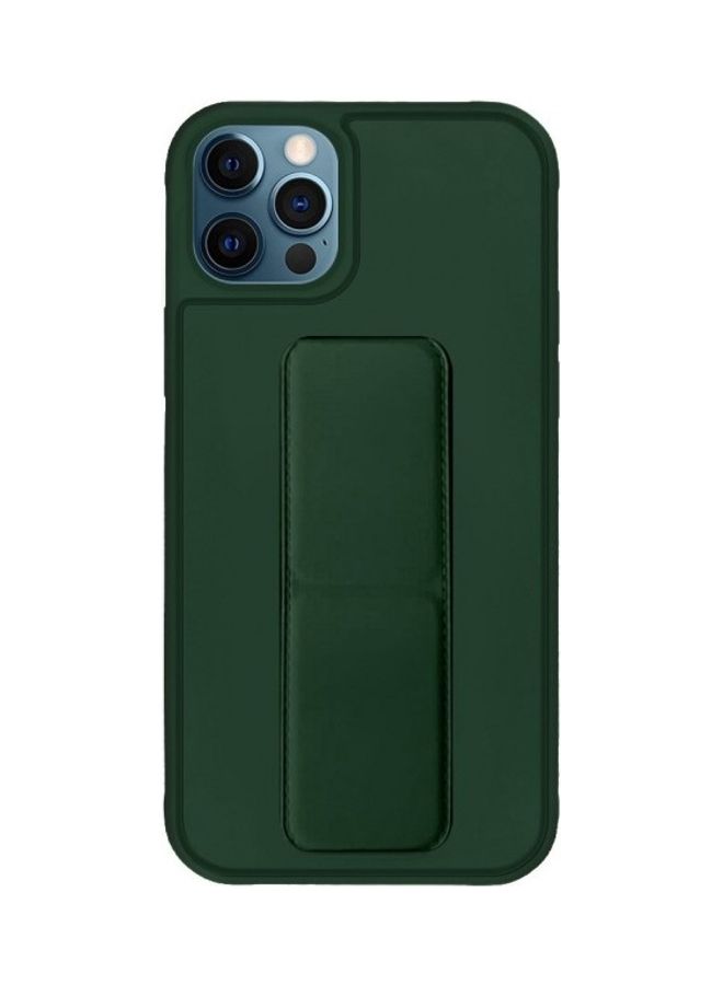 MARGOUN Protective Case Cover With Finger Grip Stand For iPhone 12 Pro Max Green  - Image 2