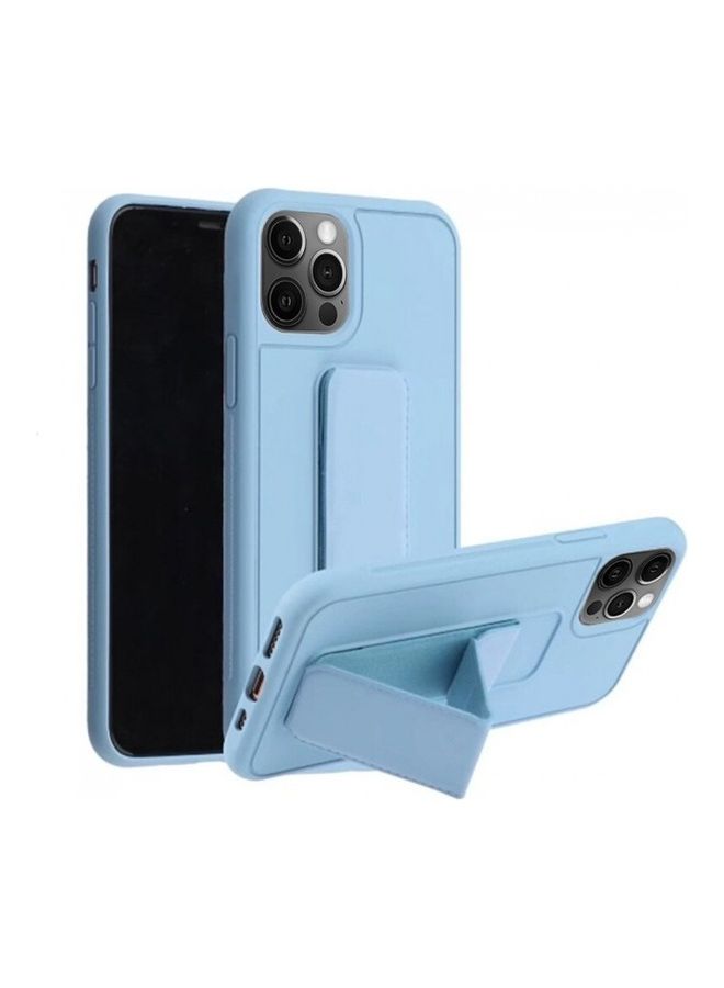MARGOUN Protective Case Cover With Finger Grip Stand For iPhone 12 Pro Max Blue - Image 4