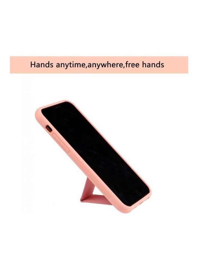 MARGOUN - Protective Case Cover With Finger Grip Stand For iPhone 12 Pro Max Pink - Image 1