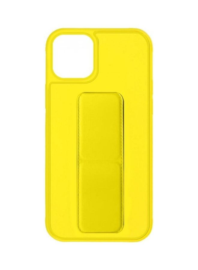 MARGOUN - Protective Case Cover With Finger Grip Stand For Apple iPhone 11 Yellow - Image 1
