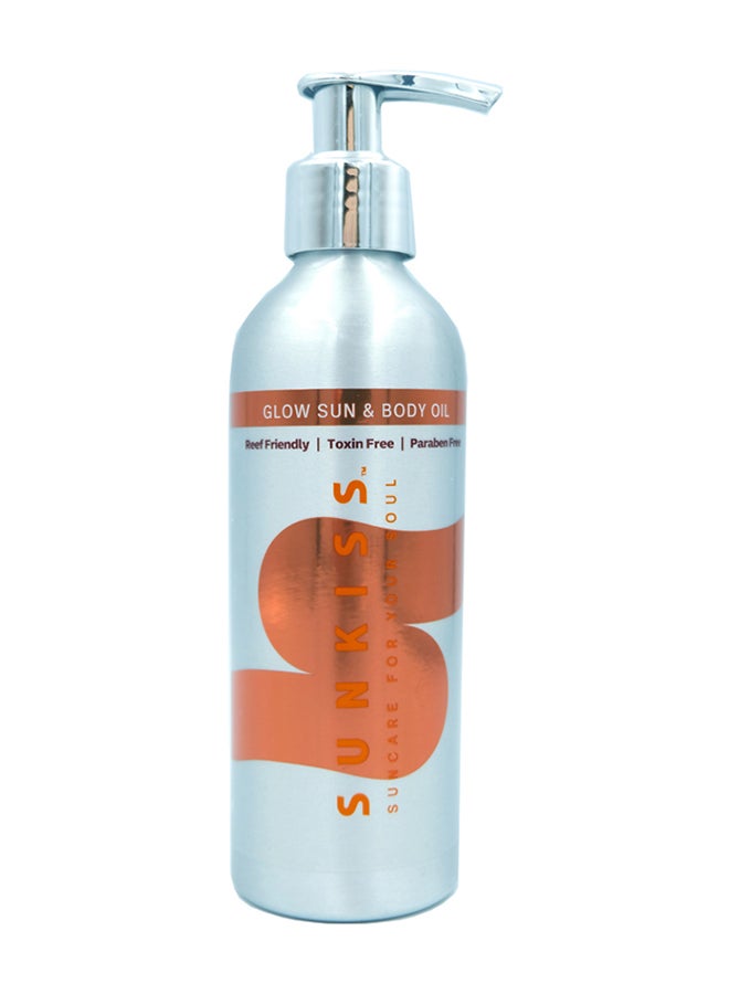 Glow Sun & Body Oil Grey/Orange 200ml - v1630568648/N50509390A_1