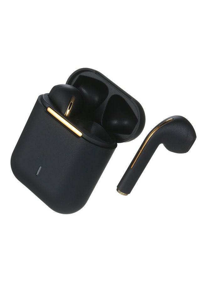 Generic J18 Semi-In-Ear Wireless Bluetooth Headset Black  - Image 1