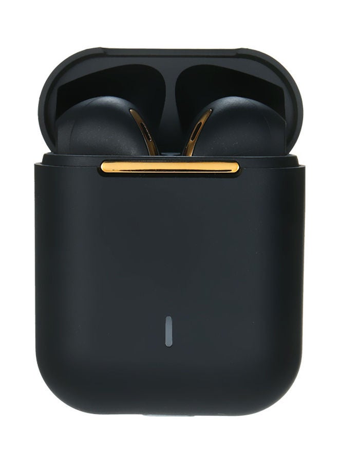 Generic J18 Semi-In-Ear Wireless Bluetooth Headset Black  - Image 5