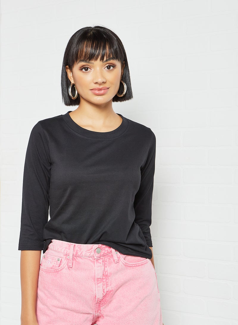 Miss Chase - Casual Stylish T-Shirt Black - Image 1