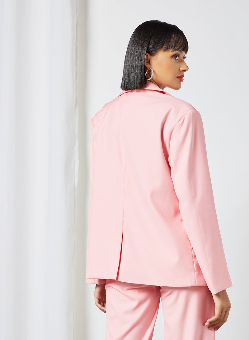 LOST INK Oversized Blazer Pink  - Image 3