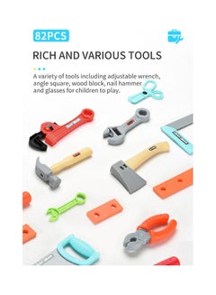 Arabest 82-Piece Building Assembling Tool Toy Set 21 x 21 x15cm  - Image 5