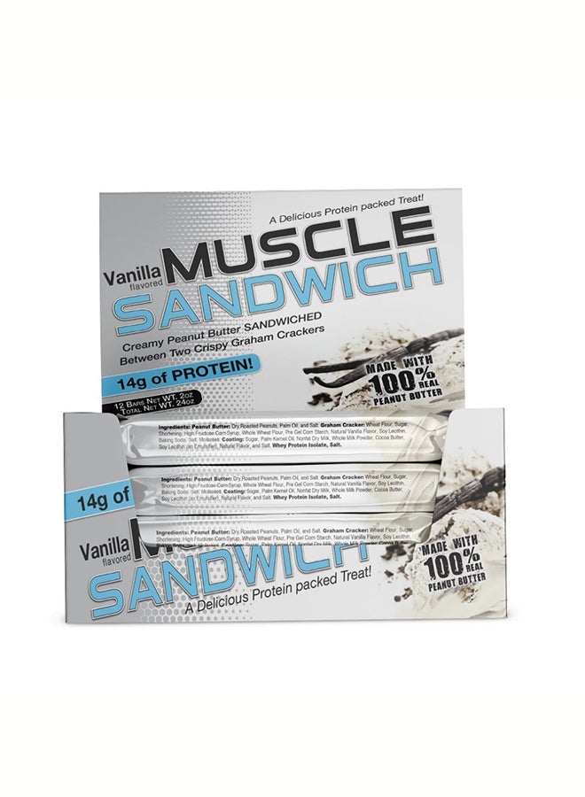 MUSCLE SANDWICH - Muscle Sandwich Bar Vanilla - Image 1