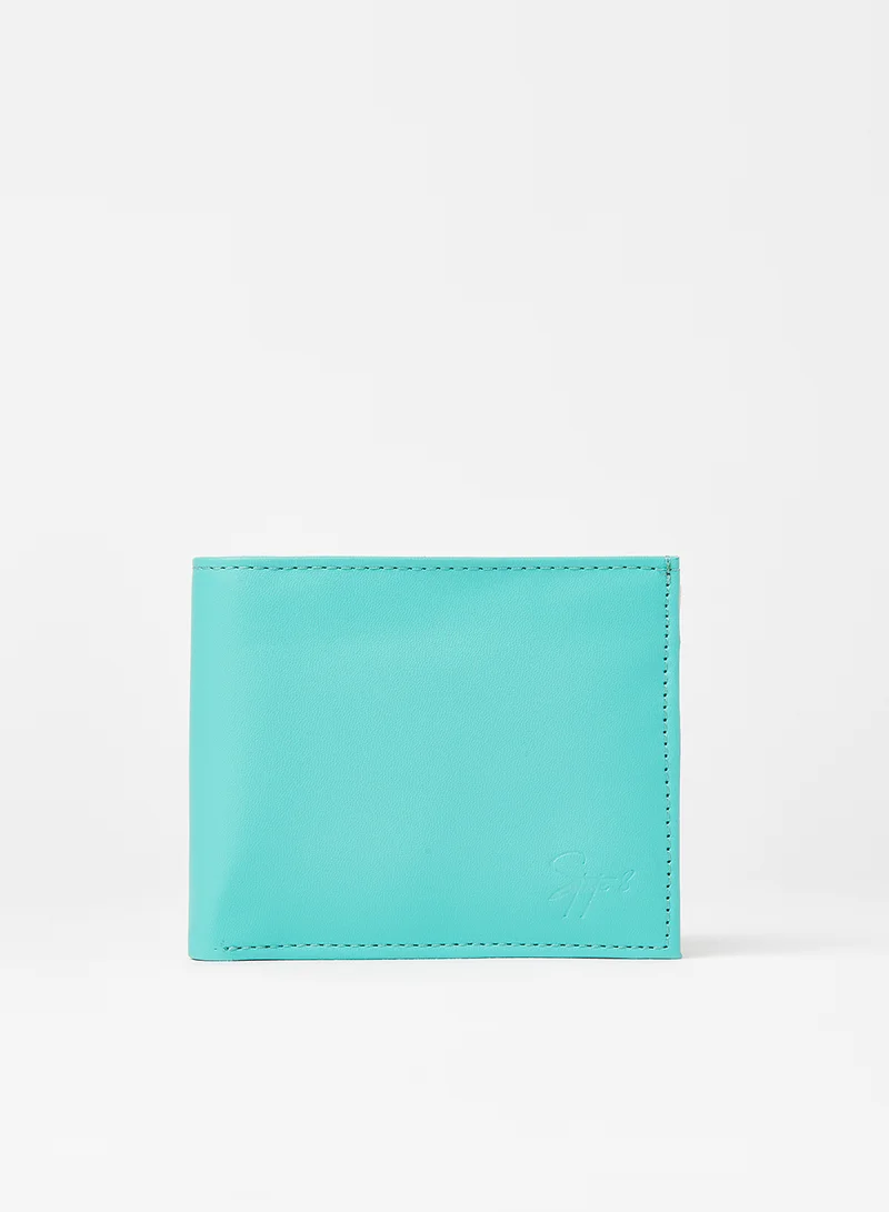 STATE 8 Two-Tone Tri-Fold Wallet Aqua