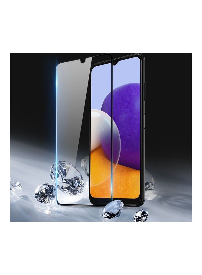 Generic - Full Size Tempered Glass Screen Protector For Samsung Galaxy A22 5G Clear - Image 1