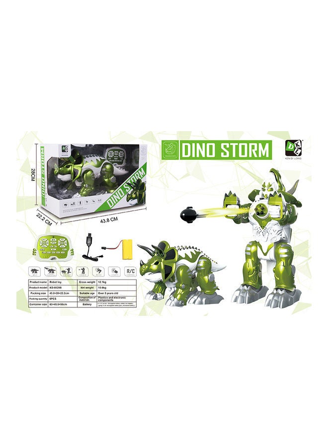 Infrared Remote Control Dino Storm Robot For Kids 28 x 22.5 x 43.8cm - v1630575697/N50624094A_7