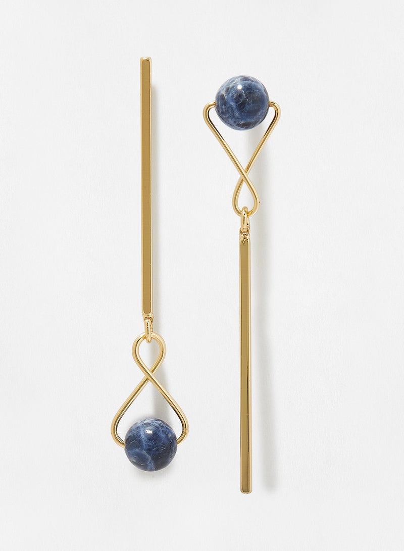 JARDIN D OLEANE - Orb Linear Earrings - Image 1
