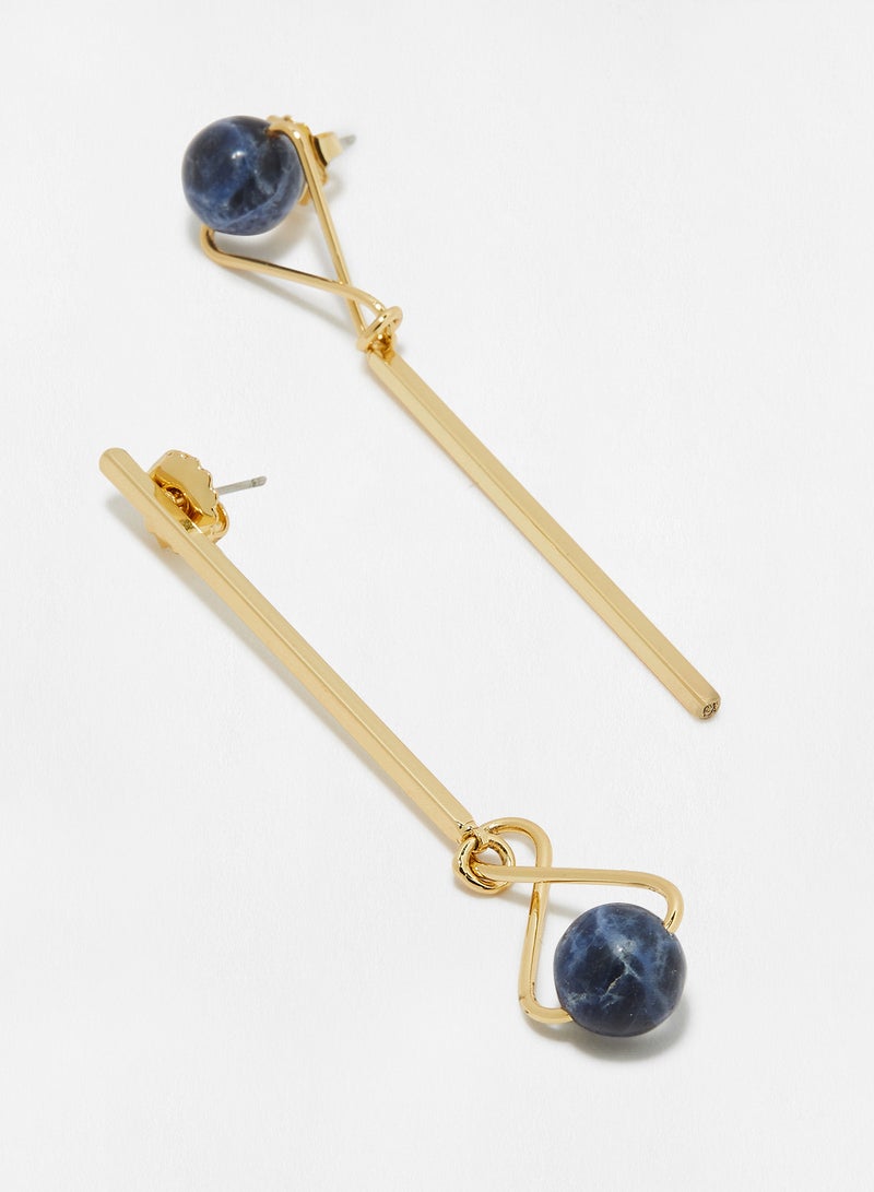 JARDIN D OLEANE - Orb Linear Earrings - Image 1