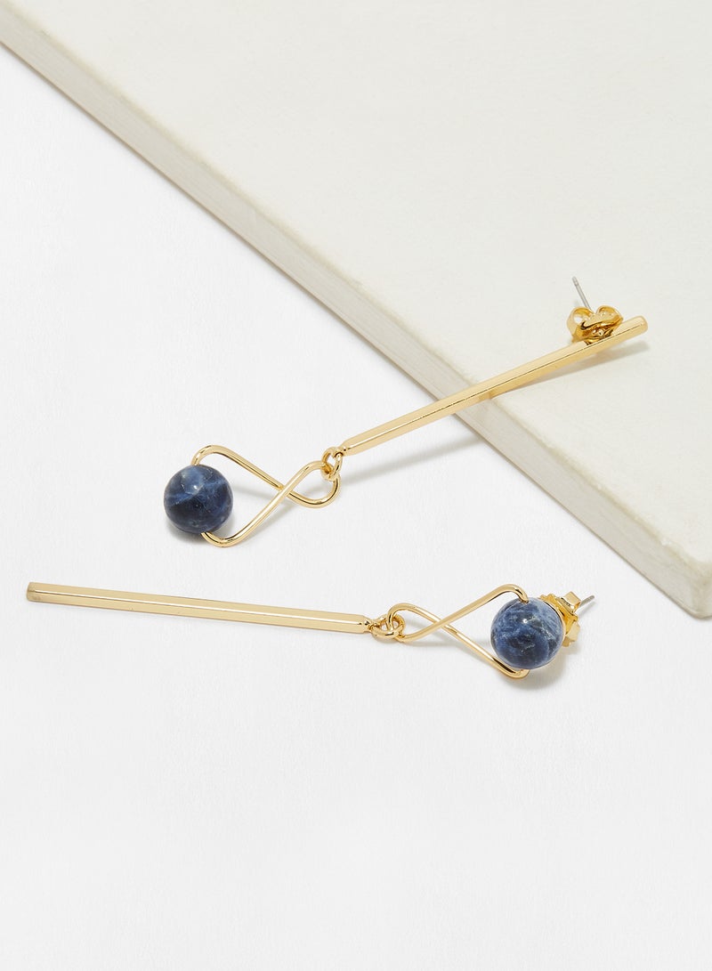 JARDIN D OLEANE - Orb Linear Earrings - Image 1
