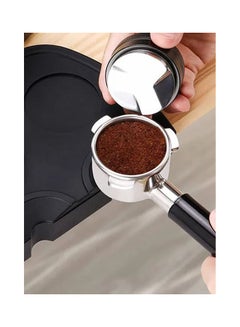 Rock Pow Bottomless Portafilter with Filter Basket For Delonghi Series Silver/Black 5.1cm  - Image 2