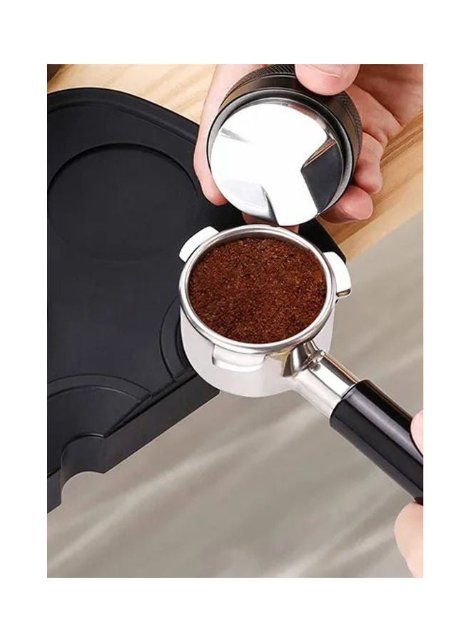 Rock Pow - Bottomless Portafilter with Filter Basket For Delonghi Series Silver/Black 5.1cm - Image 1