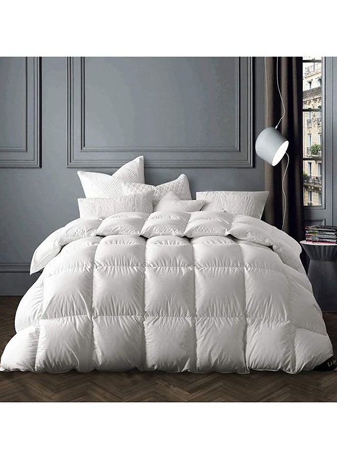 REGAL IN HOUSE 3-Piece Luxury Ultra Soft King Size Comforter Set cotton White 240x260cm  - Image 1