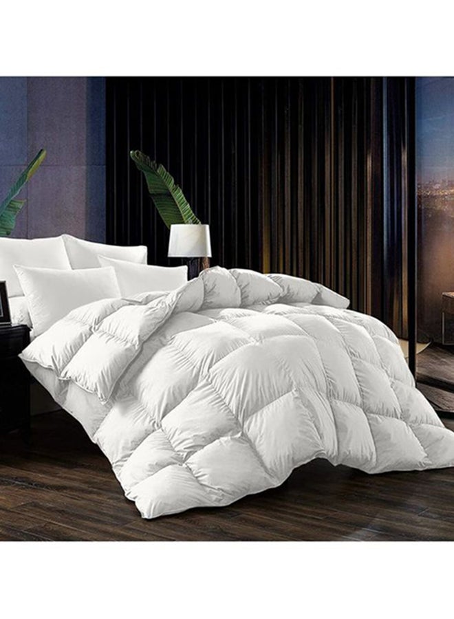 REGAL IN HOUSE 3-Piece Luxury Ultra Soft King Size Comforter Set cotton White 240x260cm  - Image 2
