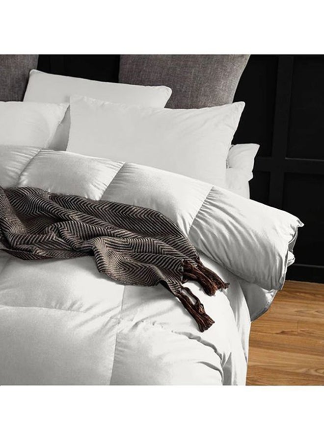 REGAL IN HOUSE 3-Piece Luxury Ultra Soft King Size Comforter Set cotton White 240x260cm  - Image 3