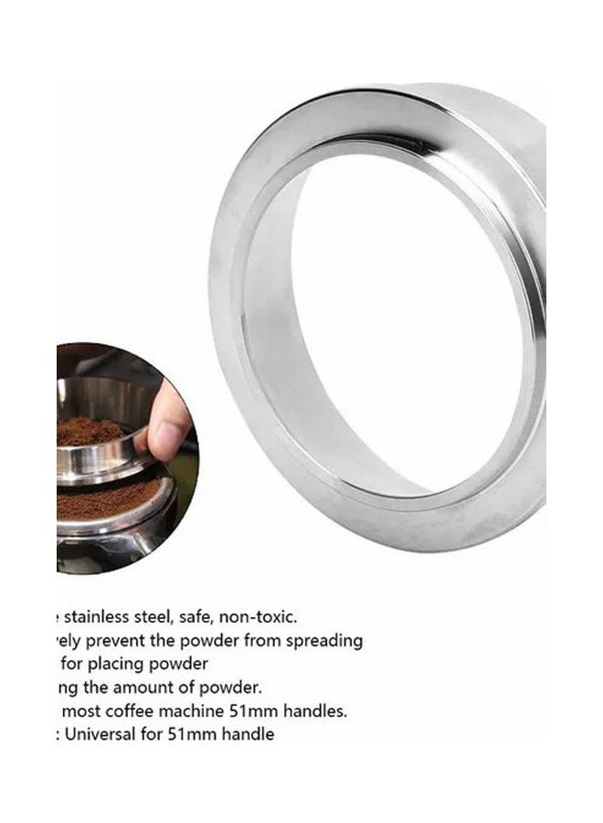 روك بو حلقة جرعات قهوة إسبريسو باريستا. فضي 5.1سم - Image 5