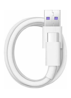 هواوي كابل USB بشحن فائق السرعة بتردد 5 أمبير أبيض  - Image 2