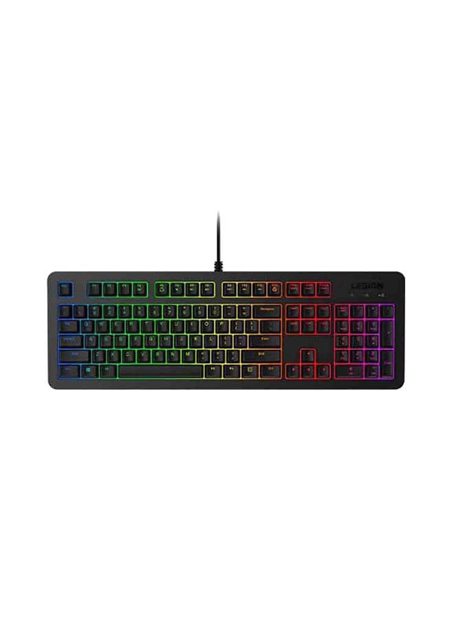Lenovo Legion K300 RGB Gaming Keyboard - Arabic & English Black  - Image 1