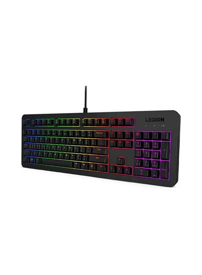 Lenovo Legion K300 RGB Gaming Keyboard - Arabic & English Black  - Image 2