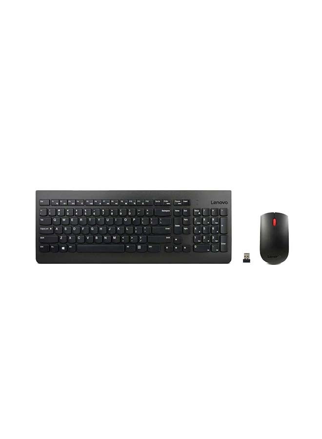 Lenovo 510 Wireless Combo Keyboard & Mouse - Arabic (253) Black  - Image 1