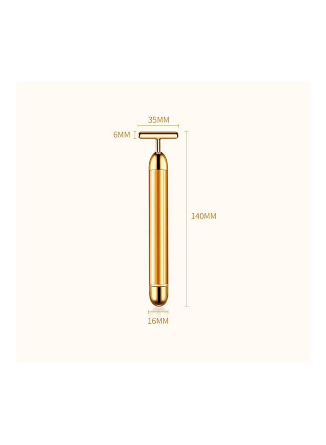 مايل ميلو 24 Karat Gold Facial With Electric Beauty Stick Gold 140x16x35ml - Image 2