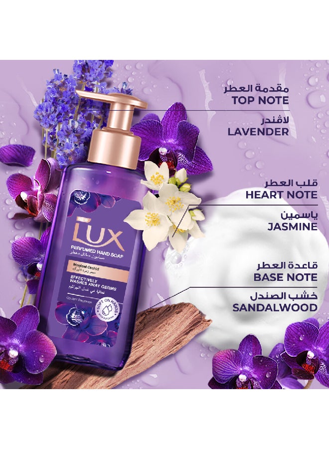 Lux - Perfumed Liquid Hand Wash Magical Orchid With Almond Oil And Glycerin For Fragrant Soft And Clean Hands - Image 1