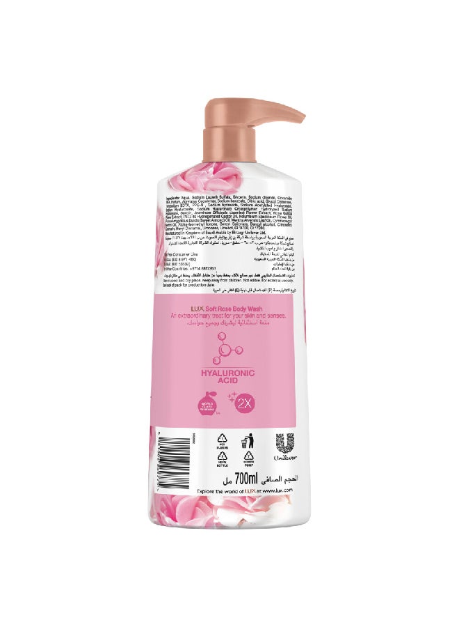 Moisturising Body Wash Soft Rose For All Skin Types 700ml