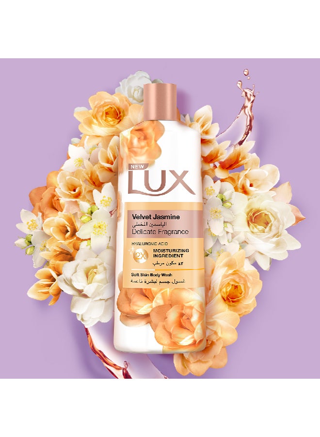 لوكس غسول جسم مرطب برائحة الياسمين المخملي لجميع أنواع البشرة 250 مل برائحة الياسمين المخملي - Image 4