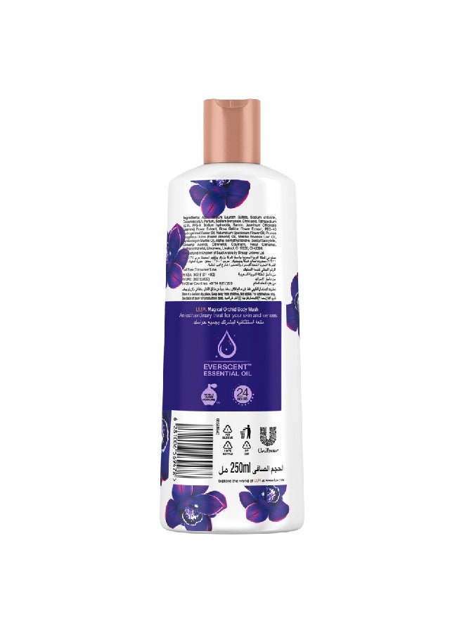 Lux - Perfumed Body Wash Magical Orchid For 24 Hours Long Lasting Fragrance 250ml Pack of 2 Multicolour - Image 1