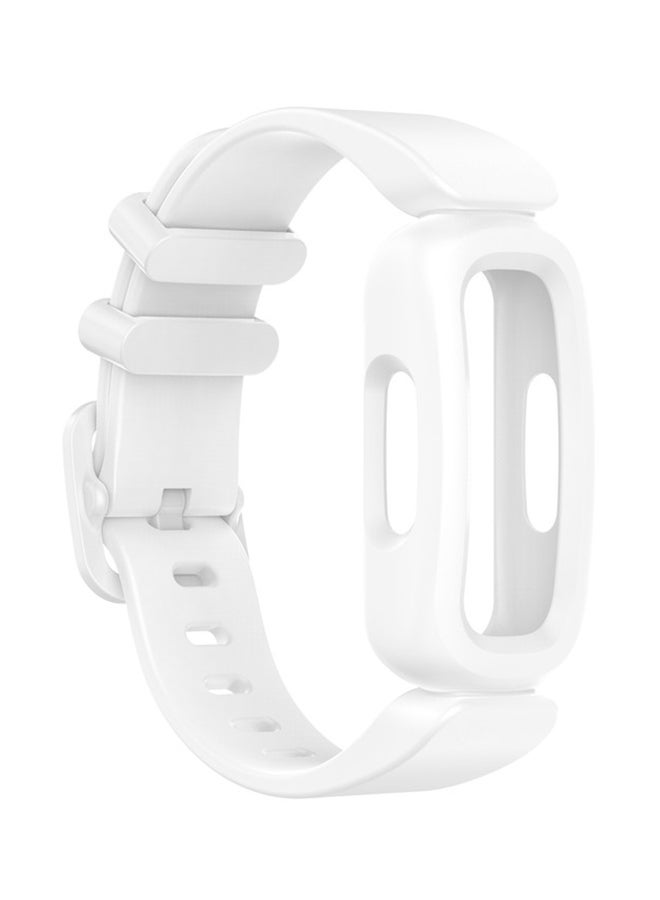 FITME Replacement Silicone Band For Fitbit Ace 3 White - Image 1