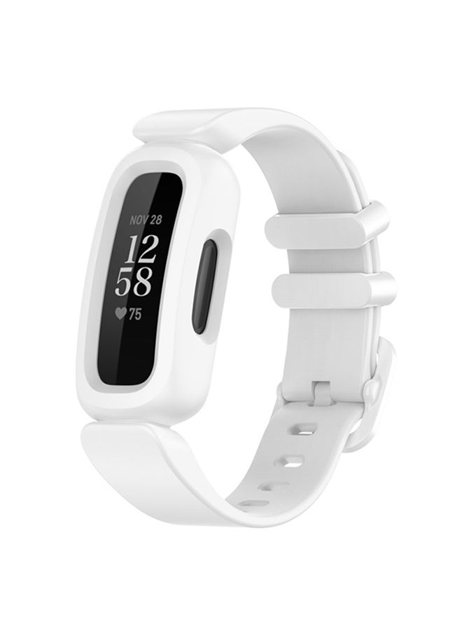 FITME Replacement Silicone Band For Fitbit Ace 3 White - Image 4