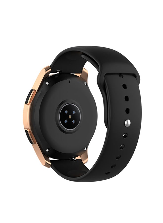FITME Clip Silicone Band For 20mm Smartwatch Black - Image 4