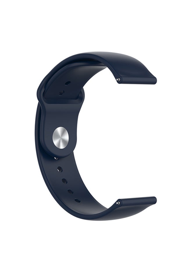 FITME Clip Silicone Band For 20mm Smartwatch Navy - Image 2
