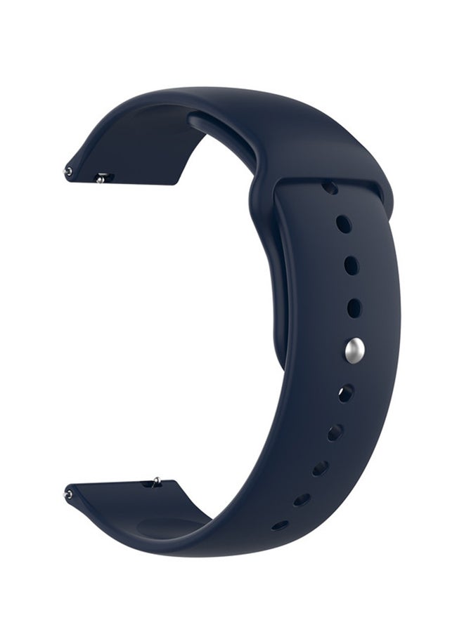 FITME Clip Silicone Band For 20mm Smartwatch Navy - Image 1