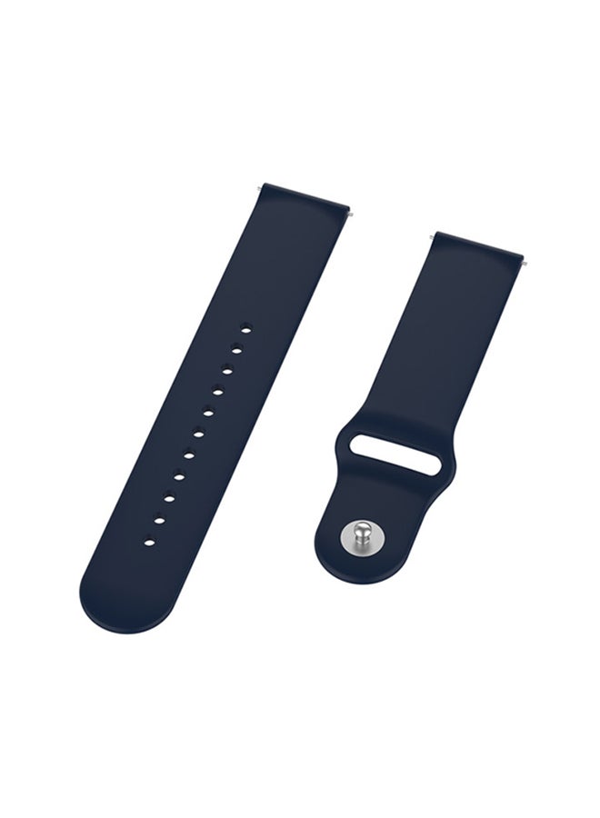 FITME Clip Silicone Band For 20mm Smartwatch Navy - Image 3