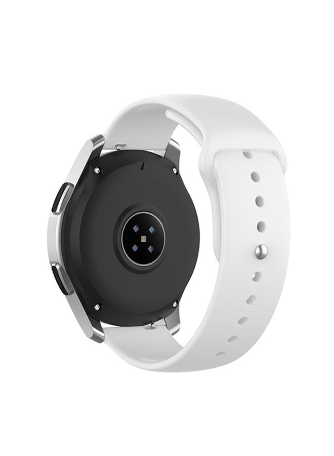 FITME Clip Silicone Band For 22mm Smartwatch White - Image 4