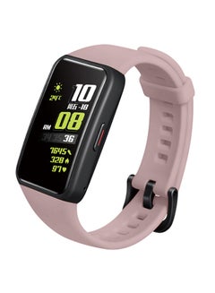 FITME 2-Piece Replacement Silicone Strap For Huawei Band 6 Pink/White  - Image 3