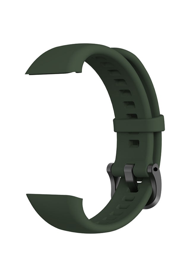 FITME 2-Piece Replacement Silicone Strap For Huawei Band 6 Green/Grey - Image 4
