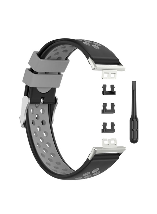 FITME Replacement  Band For Huawei Watch Fit Black/Grey - Image 2