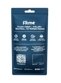 FITME 2-Piece Replacement Silicone Strap For Huawei Band 6 Navy/Grey  - Image 5