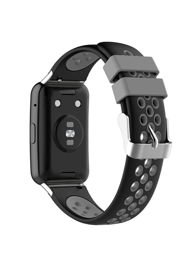 FITME Replacement  Band For Huawei Watch Fit Black/Grey - Image 4