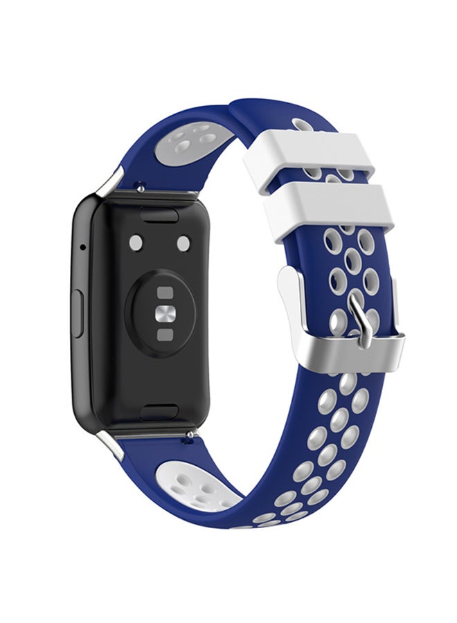FITME Replacement Band For Huawei Watch Fit Blue/White - Image 4