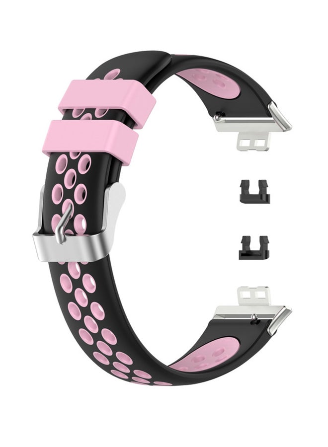 FITME Replacement  Band For Huawei Watch Fit Black/Pink - Image 1