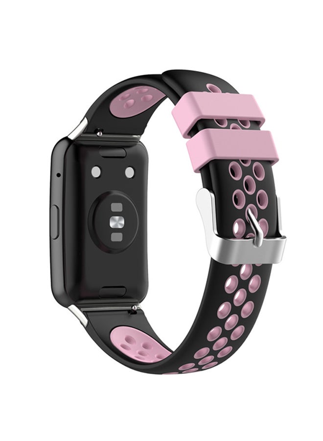 FITME Replacement  Band For Huawei Watch Fit Black/Pink - Image 4
