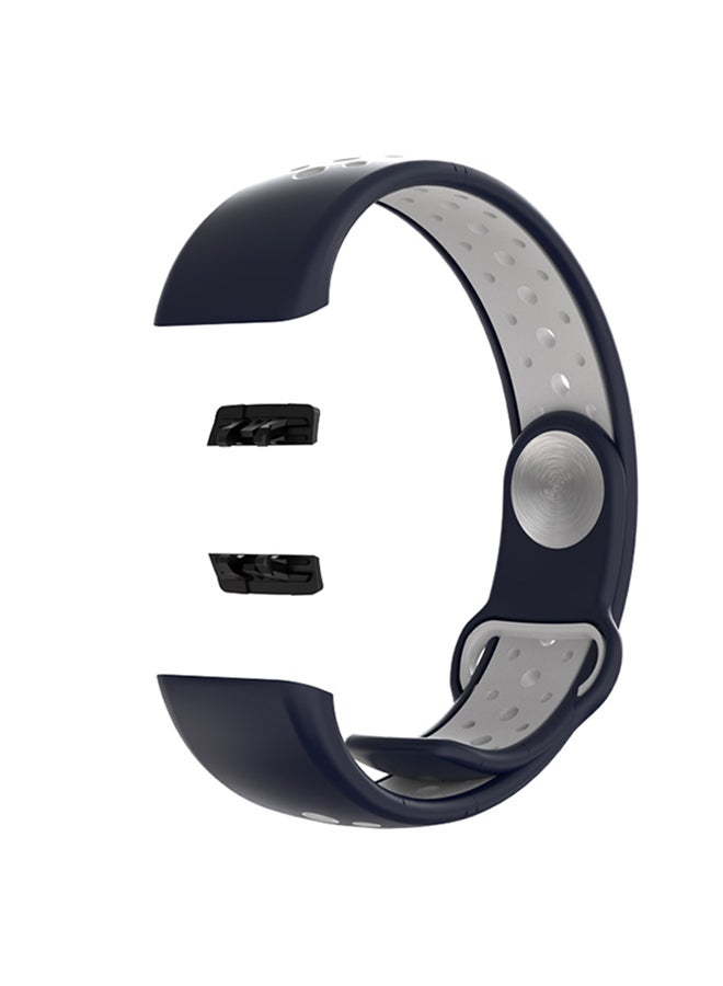 FITME Replacement Strap For Huawei Band 6 Navy/White  - Image 2