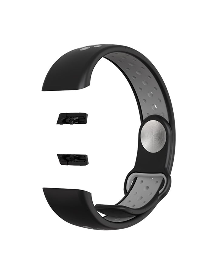 Replacement Strap For Huawei Band 6 Black/Grey